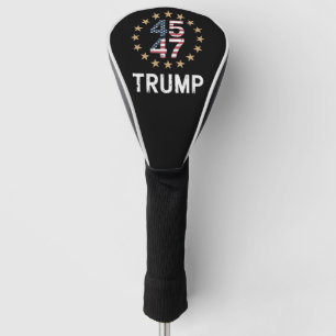 Trump 2024 Vlag neemt Amerika terug Trump 45 47 Golfheadcover