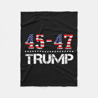 Trump 2024 Vlag (op Byck) Take America CK Trump FL Fleece Deken
