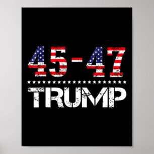 Trump 2024 Vlag (op Byck) Take America CK Trump FL Poster