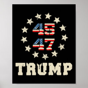 Trump 2024 Vlag (op Byck) Take America CK Trump FL Poster