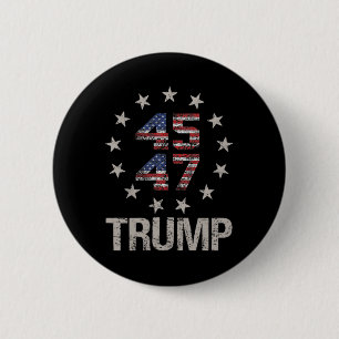 Trump 2024 Vlag (op Byck) Take America CK Trump FL Ronde Button 5,7 Cm