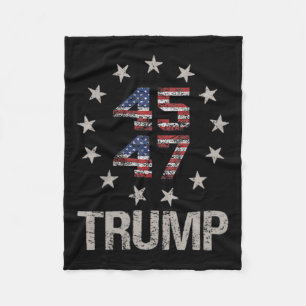 Trump 2024 Vlag (op Byck) Take America Ck Trump Vl Fleece Deken