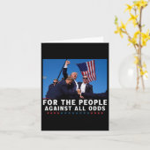 Trump 2024 voor het volk kaart (Gele Bloem)
