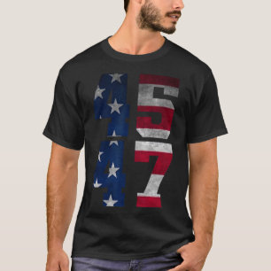 Trump 2024 voor President Amerikaanse vlag T-shirt