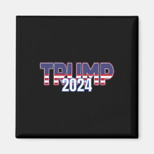 Trump 2024 voor President Conservatieve Republikei Magneet