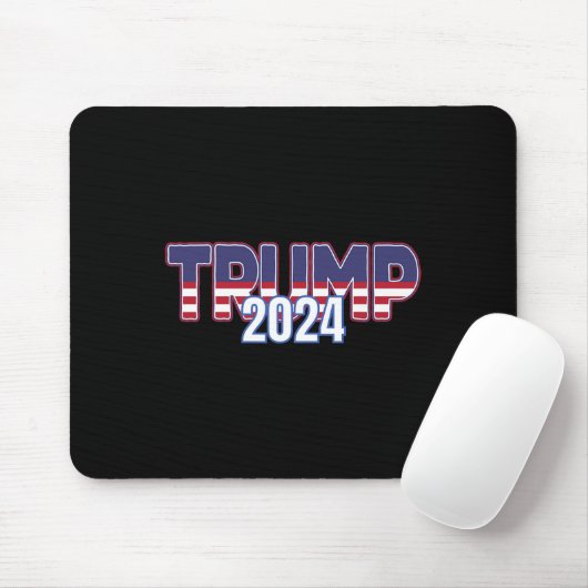Trump 2024 voor President Conservatieve Republikei Muismat (Met muis)