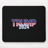 Trump 2024 voor President Conservatieve Republikei Muismat (Voorkant)