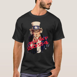 Trump 2024 voor president en voor de gevangenis t-shirt