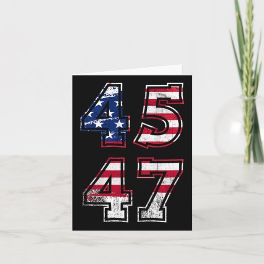 Trump 2024 voor President Kaart (Voorkant)