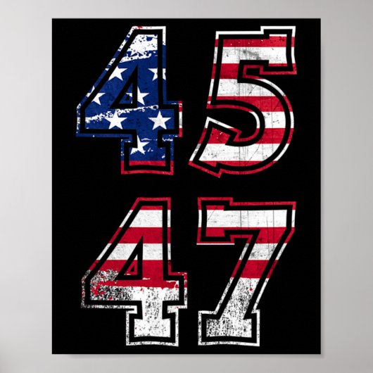 Trump 2024 voor President Poster (Voorkant)