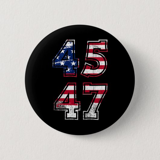 Trump 2024 voor President Ronde Button 5,7 Cm (Voorkant)