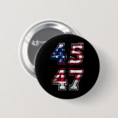 Trump 2024 voor President Ronde Button 5,7 Cm (Voorkant /achterkant)