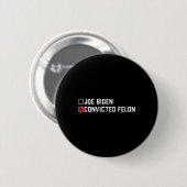 Trump 2024 vs Joe Biden stembiljet Grappig 2024 Fe Ronde Button 5,7 Cm (Voorkant /achterkant)