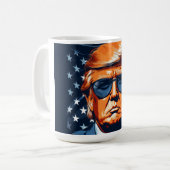 Trump 2024 - VS - Make America Great Again Koffiemok (Voorkant links)