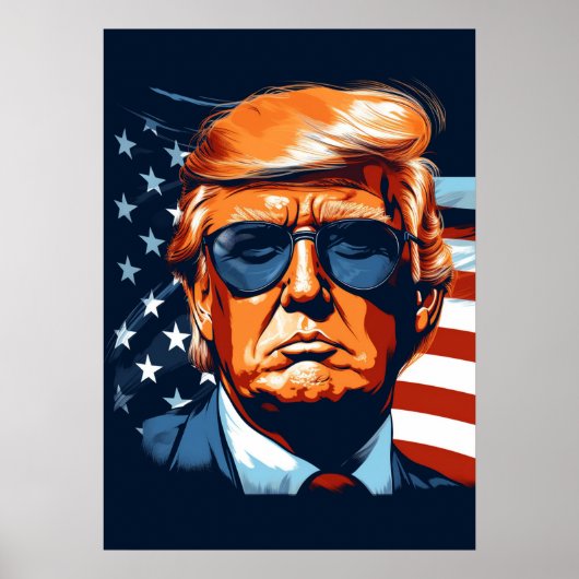 Trump 2024 - VS - Make America Great Again Poster (Voorkant)