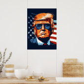 Trump 2024 - VS - Make America Great Again Poster (Keuken)