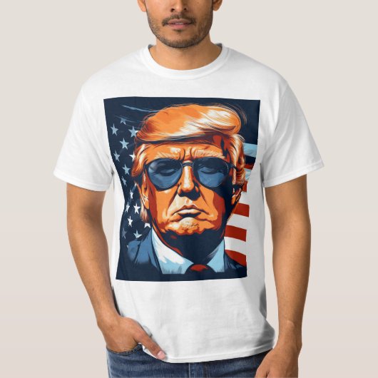 Trump 2024 - VS - Make America Great Again T-shirt (Voorkant)