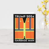 Trump 2024 Vuilnisman Grappig Vuil Patriotten Steu Kaart (Gele Bloem)