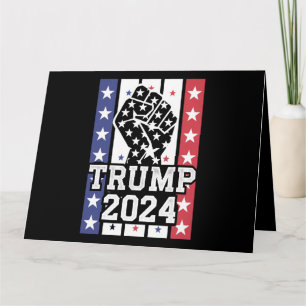 Trump 2024 Vuist Buitenwettelijke Hillbilly J.D.Va Kaart