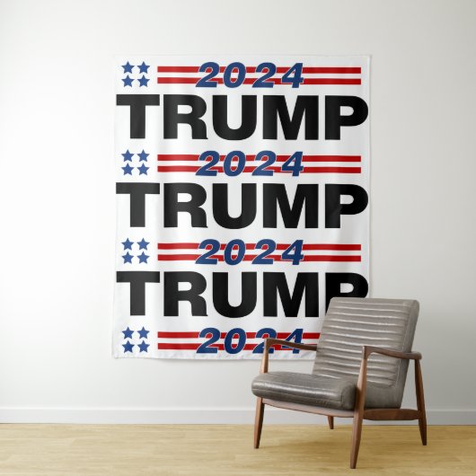 Trump 2024 wandkleed (In situ)