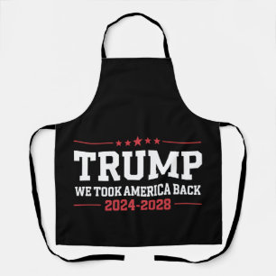 Trump 2024 We Hebben Amerika Terug 47 USA Schort