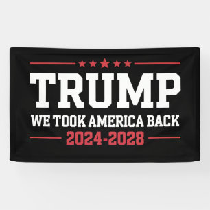Trump 2024 We Hebben Amerika Terug 47 USA Spandoek