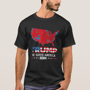 Trump 2024 We Redden Amerika presidentsverkiezing  T-shirt