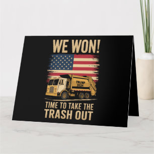 Trump 2024 We Won Wins Overwinning Inauguratie 202 Kaart