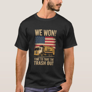 Trump 2024 We Won Wins Overwinning Inauguratie 202 T-shirt