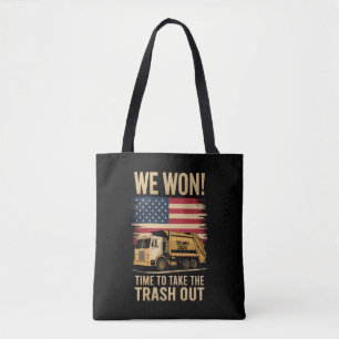 Trump 2024 We Won Wins Overwinning Inauguratie 202 Tote Bag