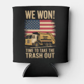 Trump 2024 We Won Winst Victory Inauguration 2025 Blikjeskoeler (Voorkant)