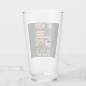 Trump 2024 We Won Winst Victory Inauguration 2025 Glas (Achterkant)