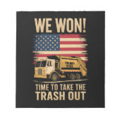 Trump 2024 We Won Winst Victory Inauguration 2025 Notitieblok (Voorkant)
