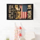 Trump 2024 We Won Winst Victory Inauguration 2025 Spandoek (Insitu)