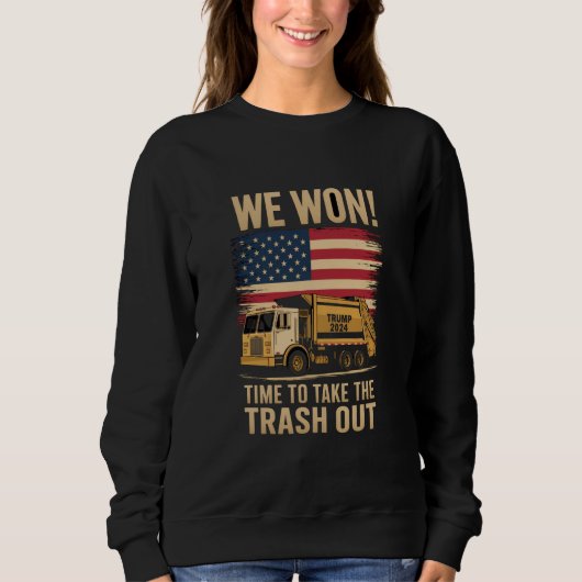 Trump 2024 We Won Winst Victory Inauguration 2025 Trui (Voorkant)