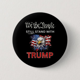 Trump 2024: wij mensen hebben genoeg ronde button 5,7 cm