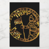 TRUMP 2024 WIJN ETIKET (Enkel label)