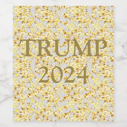 TRUMP 2024 WIJN ETIKET (Enkel label)