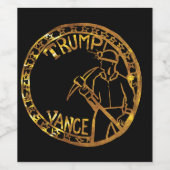 TRUMP 2024 WIJN ETIKET (Enkel label)