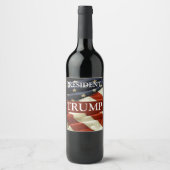 TRUMP 2024 WIJN ETIKET (Voorkant)