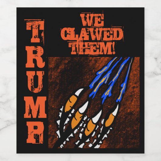 TRUMP 2024 WIJN ETIKET (Enkel label)