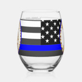 TRUMP 2024 WIJNGLAS ZONDER VOET (Links)