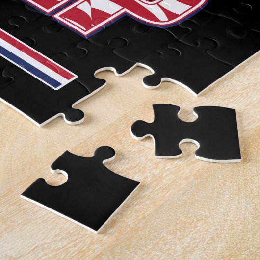 Trump 2024 zal terug zijn legpuzzel (Zijkant)