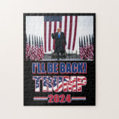 Trump 2024 zal terug zijn legpuzzel (Verticaal)