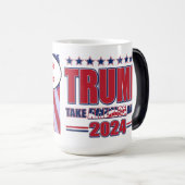 Trump 2024 zal terug zijn magische mok (Voorkant rechts)