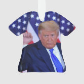 Trump 2024 zal terug zijn ornament (achterkant)