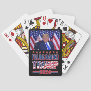 Trump 2024 zal terug zijn pokerkaarten