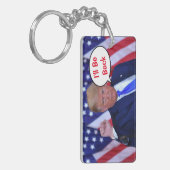 Trump 2024 zal terug zijn sleutelhanger (Voorkant Links)