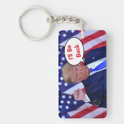Trump 2024 zal terug zijn sleutelhanger (Voorkant)