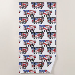 Trump 2024 zwaaien vlag strandlaken
